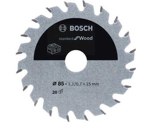 Bosch Kreissägeblatt Standard for Wood H Ø 85x15 Z20