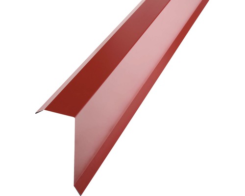 Angle d'arête PRECIT pour tôle trapézoïdale H12 rouge brun RAL 3011 1000x40x100 mm