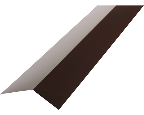 Support de gouttière pour tôle trapézoïdale H12 chocolate brown longueur : 1 m