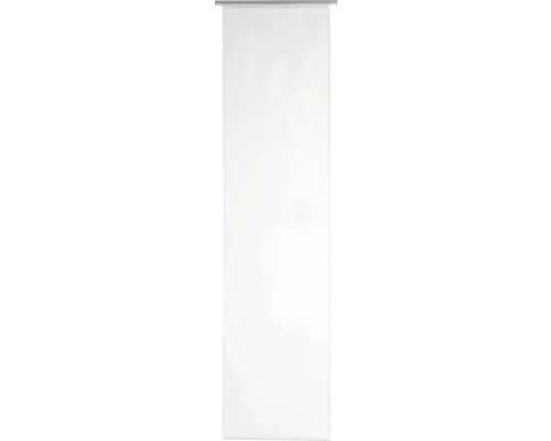 Flächenvorhang Rom uni weiss 60x245 cm Flächenvorhang Rom uni weiss 60x245 cm