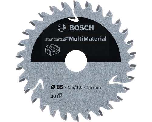 Bosch Lame de scie circulaire Standard for Multi Material H Ø 85x15 Z30