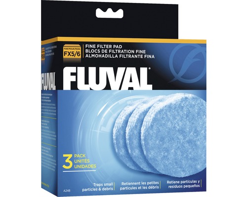 Tampons de filtration fins Fluval 3 pièces pour FX5