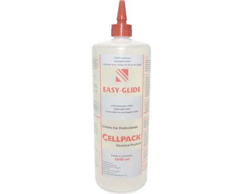 Lubrifiant pour câbles Cellpack Easy Glide 1050 ml Bouteille de lubrifiant pour câbles avec un contenu de 1050 ml