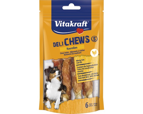 Snack pour chiens Vitakraft For You Rondelles à mâcher au poulet, 6 unités
