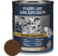 Laque couleur laque PU brillante noyer 750 ml