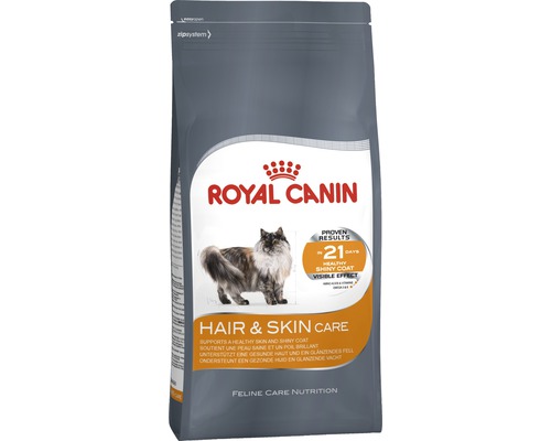 Nourriture pour chats ROYAL CANIN Hair + Skin 4 kg Aliment pour chat Royal Canin pour la peau et le pelage en sac