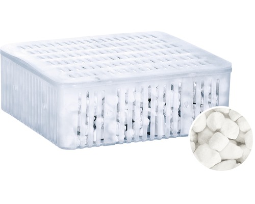 Panier de filtration rempli de pierres filtrantes