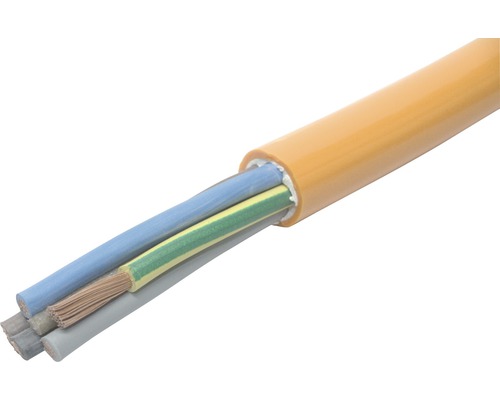 Kabel PUR 5x6 mm 2 orange Eca (Meterware)-0