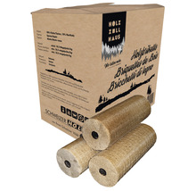 Holzbriketts im Karton