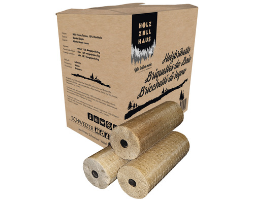 Briquettes de bois épicéa, sapin, hêtre 12 kg - HORNBACH