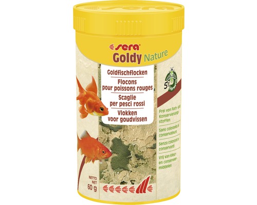 Flockenfutter sera Goldy Nature 250 ml