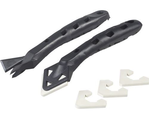 Set de lisseur de joints avec enlève-joints et aide au jointoiement