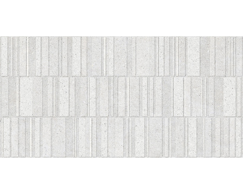 Dekorfliese SASSI blanco 45x90 cm