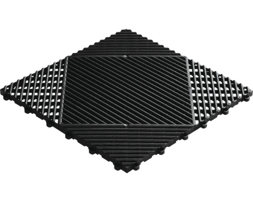 Carrelage en plastique florco classic 40x40 cm noir