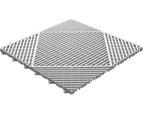 Quadratische, weisse Gittermatte für den Boden
