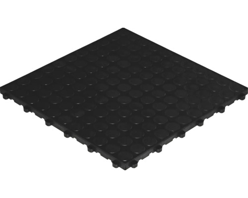 Carrelage en plastique florco spot 40x40 cm noir