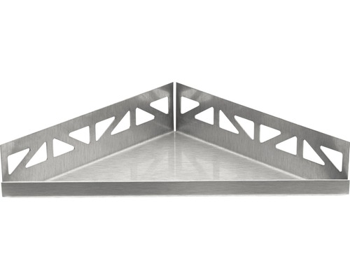 TI-Shelf Dural support TS DRG 1724 5402170240 acier inoxydable polissage fin Étagère d''angle en acier inoxydable avec découpes triangulaires
