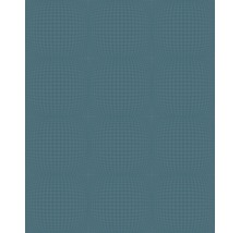 Blaugrüne Tapete mit geometrischem Punktmuster