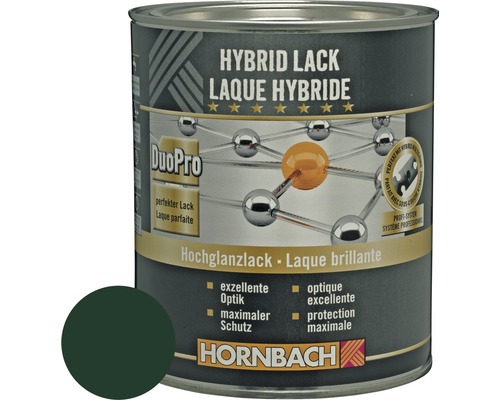 Laque couleur laque Hybrid brillante vert mousse 750 ml