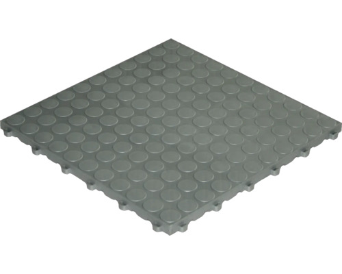 Carrelage en plastique spot 40x40 cm argent