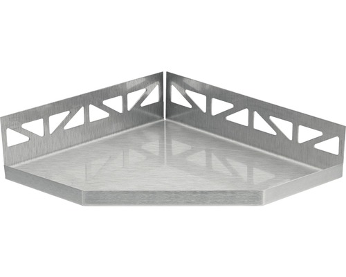 TI-Shelf Dural support TS FE 2014 5402200140 acier inoxydable polissage fin Étagère d''angle en métal pour la douche