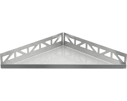 TI-Shelf Dural support TS DRG 2231 5402220310 acier inoxydable polissage fin Étagère de douche triangulaire pour montage en angle