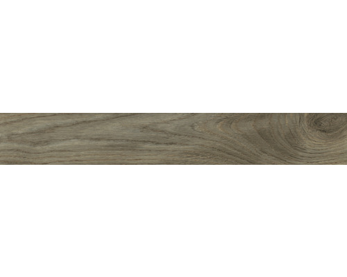 Carrelage de plinthe Silentwood Nocciola 6.5x120 cm Panneau décoratif avec structure en bois