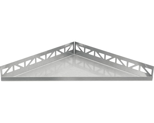 TI-Shelf Dural support TS DRG 2738 5402270380 acier inoxydable polissage fin Étagère d''angle pour salle de bain en métal
