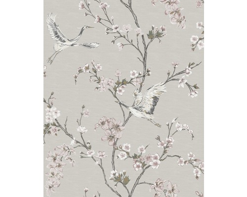 Papier peint intissé 108212 Fleurs de cerisier beige rose