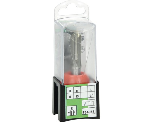 Fraise à rainurer en blister