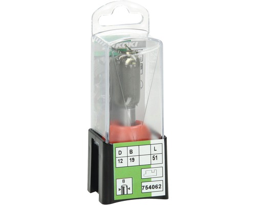 Fraise à rainurer de dimensions 12 x 19 x 51 millimètres dans son emballage