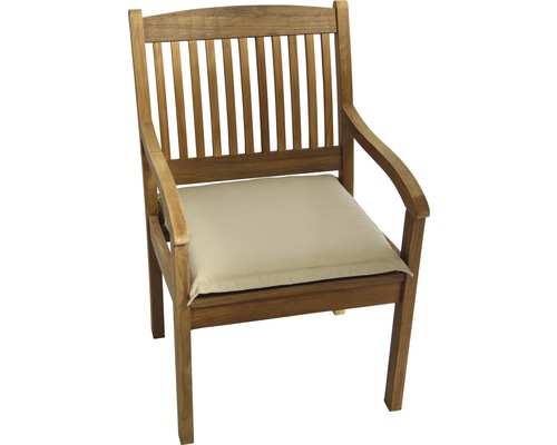 Sitzkissen für Sessel beige 50x50 cm