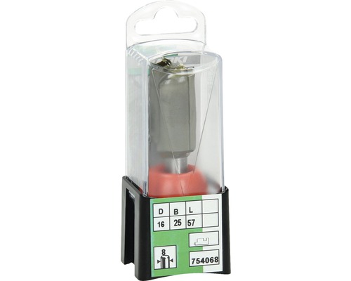 Fraise à rainurer dans un boîtier en plastique