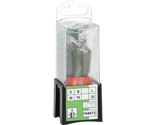 Nutfräser mit 20 Millimeter Durchmesser im durchsichtigen Kunststoffbehälter