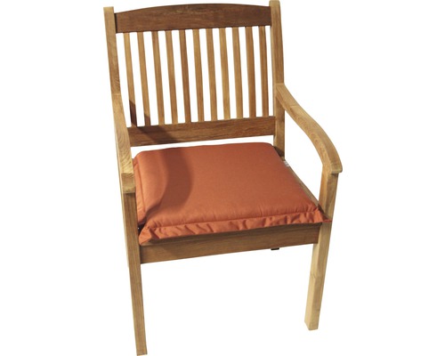 Kissen Sitzfläche 49 x 46 x 6 cm orange