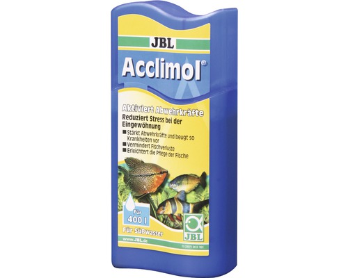 Wasseraufbereiter JBL Acclimol 100 ml Wasseraufbereitungsmittel für Süsswasser-Aquarien zur Eingewöhnung von Fischen