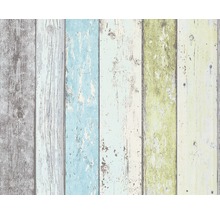 Tapete mit Holzplanken-Design