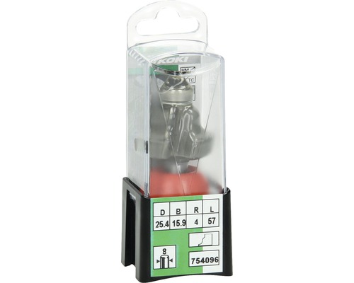 Fraise à rainurer avec roulement à billes dans l''emballage