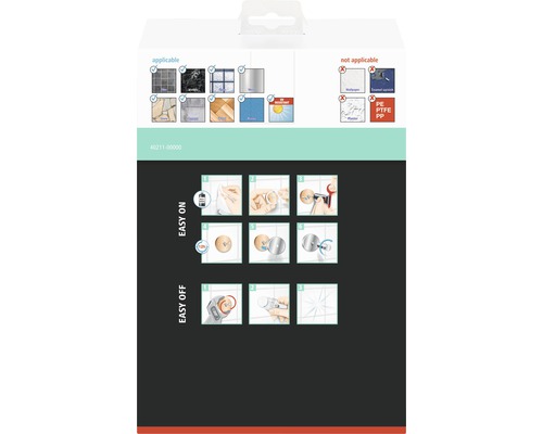 Instructions pour la fixation et le retrait du produit