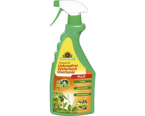 Vaporisateur à pompe Plus désherbant Finalsan®AF Neudorff 0.75 L Neudorff Finalsan AF UnkrautFrei, un désherbant, antimousse et anti-algues en flacon pulvérisateur