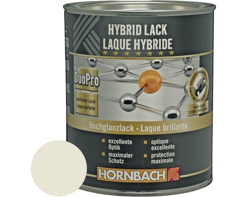 Laque couleur laque Hybrid brillante blanc gris 750 ml