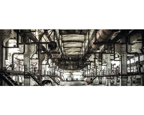 Glasbild Industrial 50x125 cm