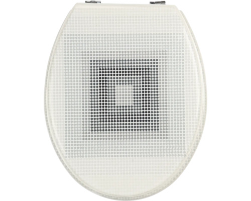 Abattant de WC avec motif à pois