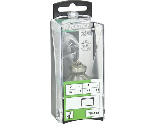 Fraise à arrondir dans un boîtier en plastique