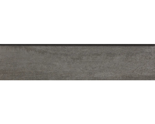 Carrelage de plinthe Oikos anthracite 30x7 cm Bordure de trottoir en béton