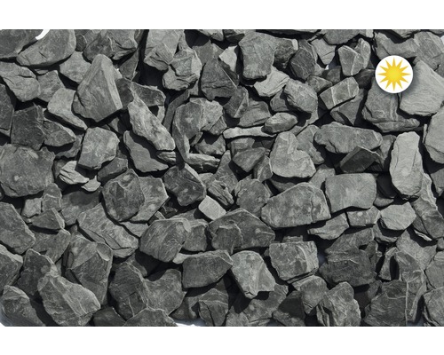 Schieferplättchen Schwarz 20-40 mm 20 kg Schieferplättchen Schwarz 20-40 mm 20 kg