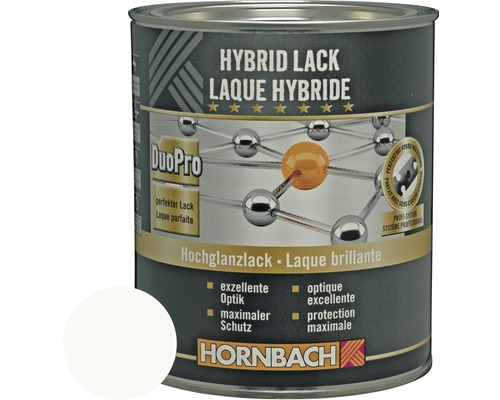 Laque couleur laque Hybrid brillante blanc baryte 750 ml