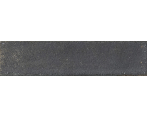 Carrelage décoratif Piccadilly black 6x25 cm Carreau anthracite