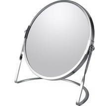 Miroir de maquillage rond avec support