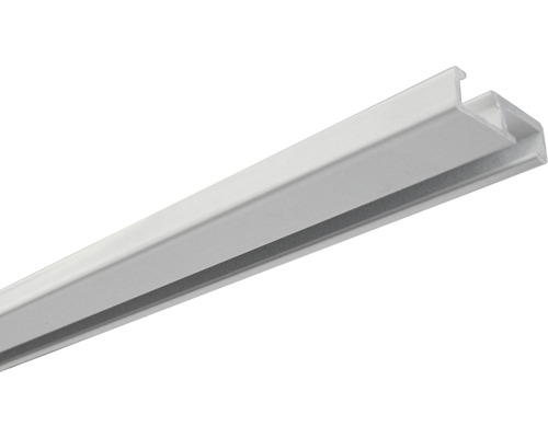 Rail de rideau en aluminium blanc 1 voie 150 cm Rail de rideau en plastique